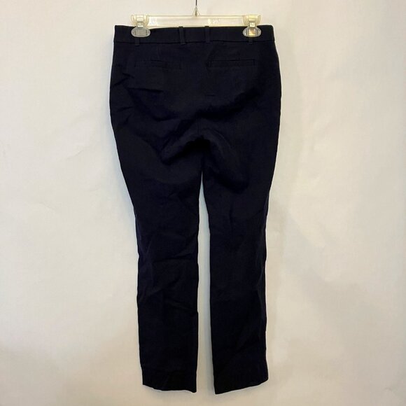J Crew Womens Lexie Pants Skinny Leg Stretch Size 2 Dark Blue Dress Casual - Picture 3 of 7